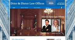 Desktop Screenshot of drierdieterlaw.com